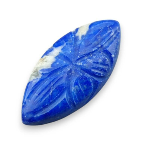 Lapis lazuli cabochon carved 29x14 mm no 59 Lapis lazuli cabochon carved 29x14 mm no 59