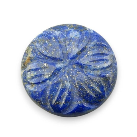 Lapis lazuli cabochon carved fi 22 mm no 44 Lapis lazuli cabochon carved fi 22 mm no 44