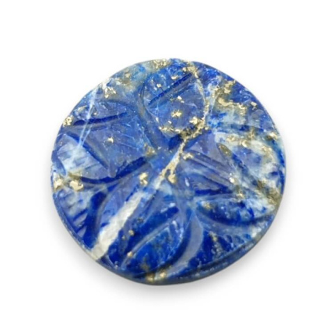 Lapis lazuli carved cabochon fi 25 mm no 46 Lapis lazuli carved cabochon fi 25 mm no 46