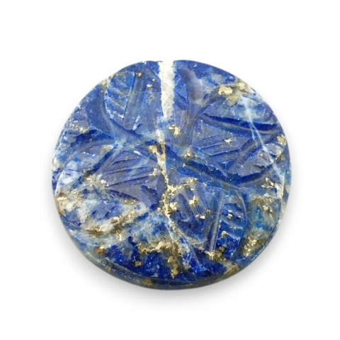 Lapis lazuli carved cabochon fi 25 mm no 46 Lapis lazuli carved cabochon fi 25 mm no 46