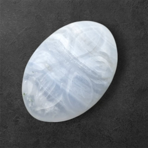 Agate blue lace cabochon carving 22x15 mm no 44 Agate blue lace cabochon carving 22x15 mm no 44