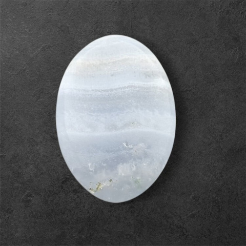 Agate blue lace cabochon carving 22x15 mm no 44 Agate blue lace cabochon carving 22x15 mm no 44