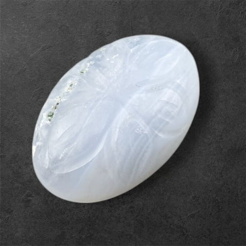 Agate blue lace cabochon carving 22x15 mm no 68 Agate blue lace cabochon carving 22x15 mm no 68