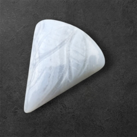 Agate blue lace cabochon carving 23x19 mm no 61 Agate blue lace cabochon carving 23x19 mm no 61