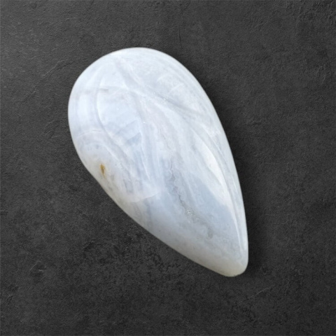 Agate blue lace cabochon carving 24x13 mm no 66 Agate blue lace cabochon carving 24x13 mm no 66