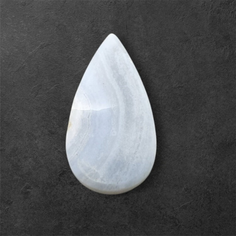 Agate blue lace cabochon carving 24x13 mm no 66 Agate blue lace cabochon carving 24x13 mm no 66