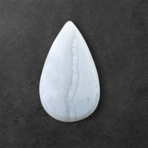 Agat blue lace kaboszon carving 24x14 mm nr 74 Agat blue lace kaboszon carving 24x14 mm nr 74