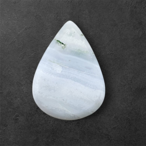 Blue lace agate carved cabochon 24x16 mm no 56 Blue lace agate carved cabochon 24x16 mm no 56