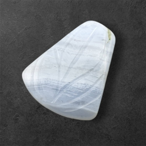Agate blue lace cabochon carving 24x20 mm no 42 Agate blue lace cabochon carving 24x20 mm no 42