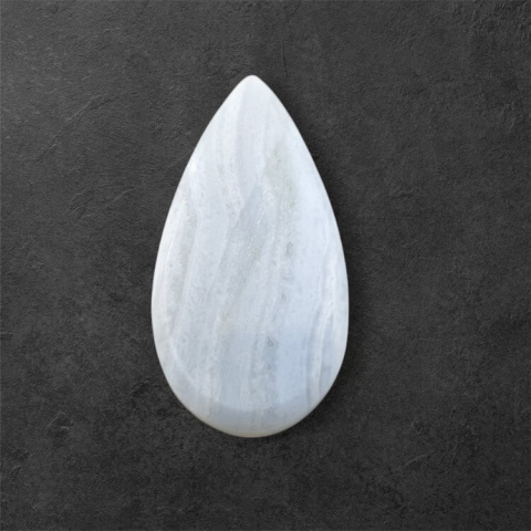 Agat blue lace kaboszon carving 25x13 mm nr 65 Agat blue lace kaboszon carving 25x13 mm nr 65
