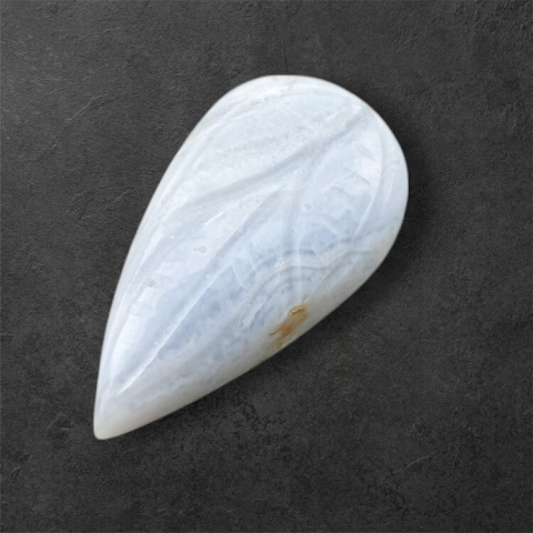 Agate blue lace cabochon carving 26x14 mm no 63 Agate blue lace cabochon carving 26x14 mm no 63