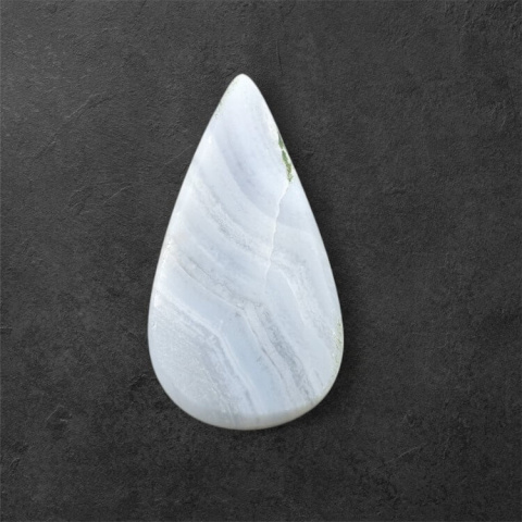 Agat blue lace kaboszon carving 26x14 mm nr 70 Agat blue lace kaboszon carving 26x14 mm nr 70