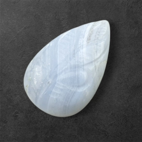 Agate blue lace cabochon carving 27x17 mm no. 50 Agate blue lace cabochon carving 27x17 mm no. 50