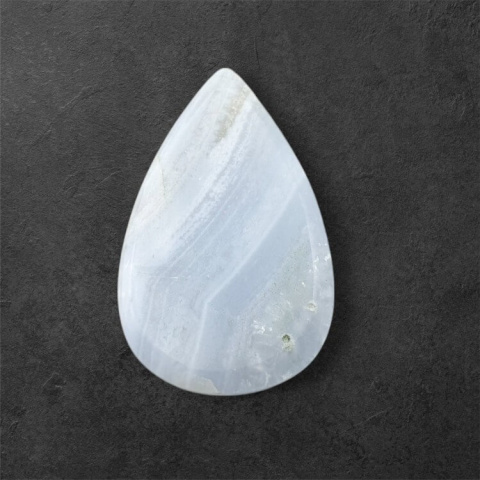 Agate blue lace cabochon carving 27x17 mm no. 50 Agate blue lace cabochon carving 27x17 mm no. 50