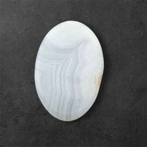 Agate blue lace cabochon carving 27x18 mm no 35 Agate blue lace cabochon carving 27x18 mm no 35