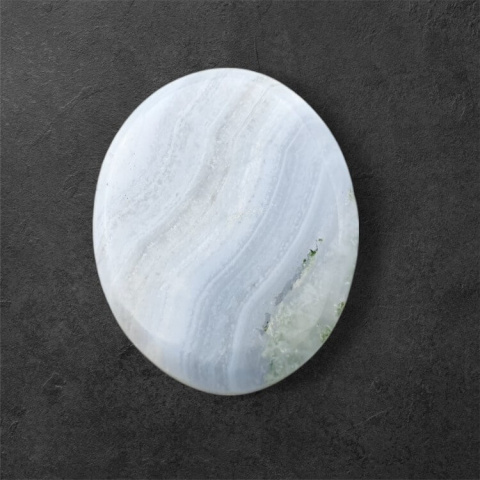 Agate blue lace cabochon carving 27x22 mm no 51 Agate blue lace cabochon carving 27x22 mm no 51