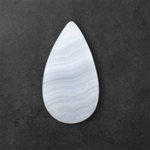 Agate blue lace cabochon carving 28x15 mm no 71 Agate blue lace cabochon carving 28x15 mm no 71