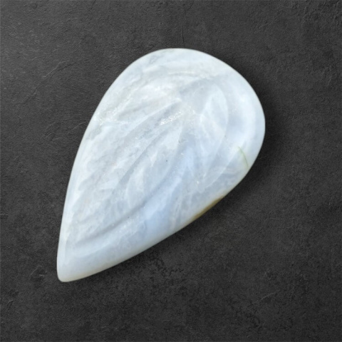 Agate blue lace cabochon carving 28x17 mm no 20 Agate blue lace cabochon carving 28x17 mm no 20