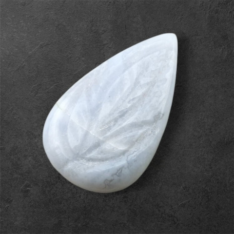 Agate blue lace cabochon carving 28x17 mm no 20 Agate blue lace cabochon carving 28x17 mm no 20