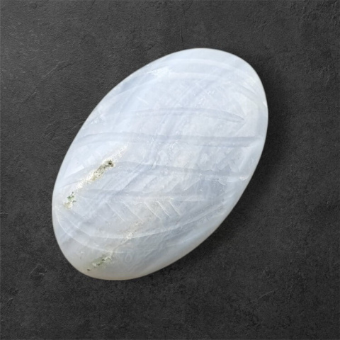 Agate blue lace cabochon carving 29x18 mm no 41 Agate blue lace cabochon carving 29x18 mm no 41