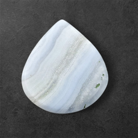 Blue lace agate carved cabochon 29x26 mm no 52 Blue lace agate carved cabochon 29x26 mm no 52