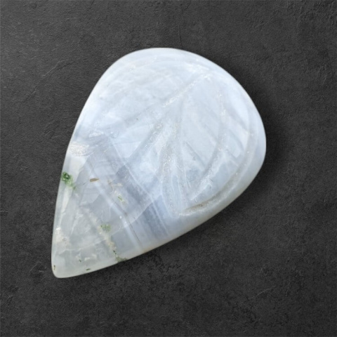 Blue lace agate carved cabochon 30x21 mm no 53 Blue lace agate carved cabochon 30x21 mm no 53