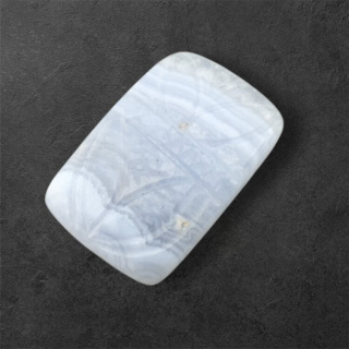 Agate blue lace cabochon carving 31x20 mm no. 31