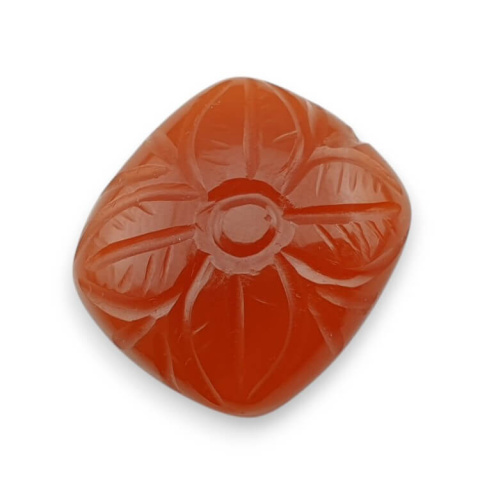 Carnelian carved cabochon 19x17 mm no 62 Carnelian carved cabochon 19x17 mm no 62