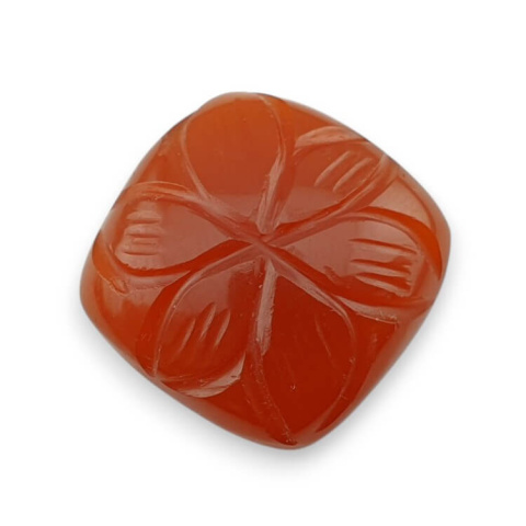 Carnelian carved cabochon 20x20 mm no 64 Carnelian carved cabochon 20x20 mm no 64