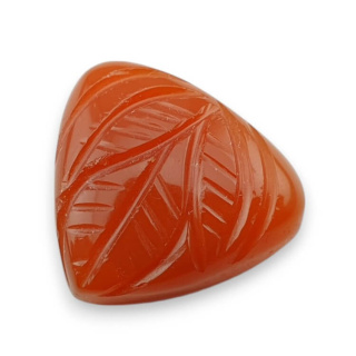 Carnelian cabochon carving 21x18 mm no. 50