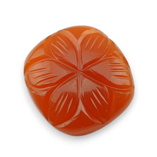 Carnelian carved cabochon 21x19 mm no 5