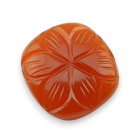 Carnelian carved cabochon 21x19 mm no 5 Carnelian carved cabochon 21x19 mm no 5