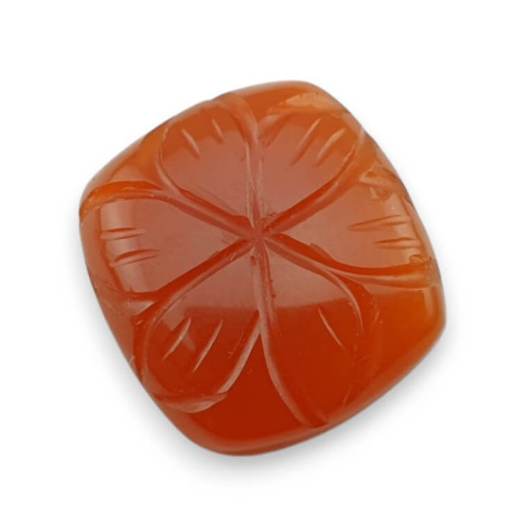Carnelian cabochon carving 21x19 mm no. 65 Carnelian cabochon carving 21x19 mm no. 65