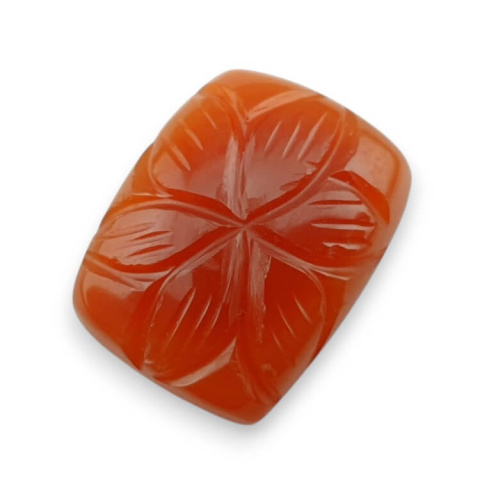 Carnelian cabochon carving 22x17 mm no. 57 Carnelian cabochon carving 22x17 mm no. 57