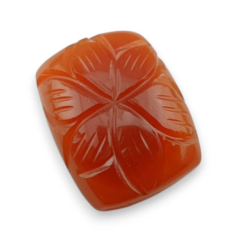 Carnelian cabochon carving 22x17 mm no. 57 Carnelian cabochon carving 22x17 mm no. 57