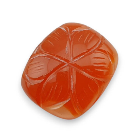 Carnelian carved cabochon 22x18 mm no 49 Carnelian carved cabochon 22x18 mm no 49
