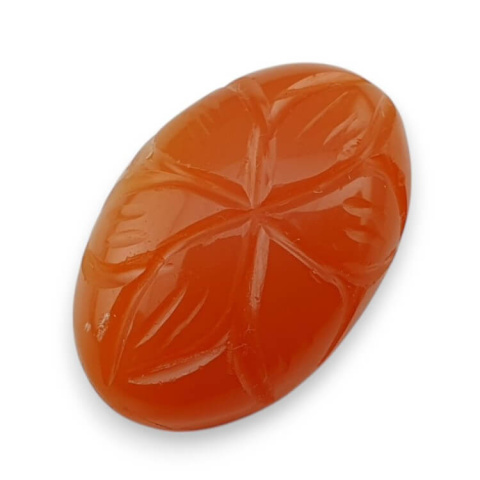 Carnelian carved cabochon 23x15 mm no 56 Carnelian carved cabochon 23x15 mm no 56