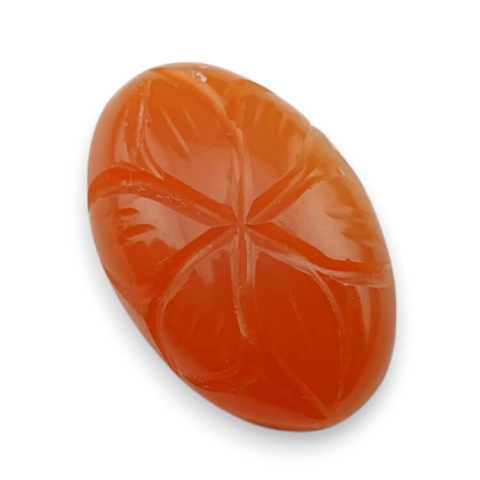 Carnelian carved cabochon 23x15 mm no 56 Carnelian carved cabochon 23x15 mm no 56