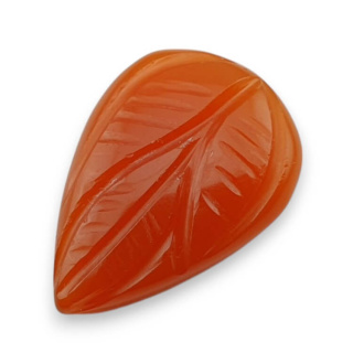 Carnelian cabochon carving 23x16 mm no 11