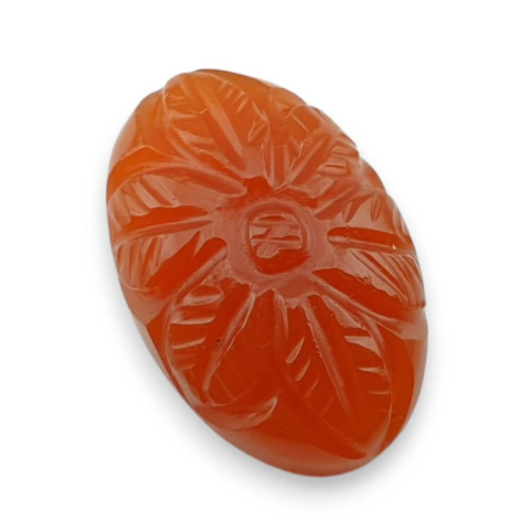 Carnelian carved cabochon 24x15 mm no 63 Carnelian carved cabochon 24x15 mm no 63