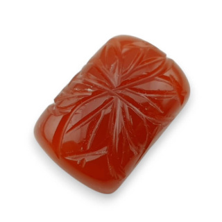 Carnelian carved cabochon 24x16 mm no 59