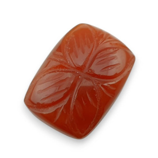 Carnelian carved cabochon 24x17 mm no 66