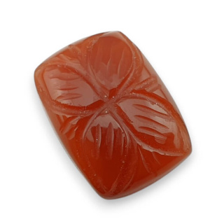 Carnelian carved cabochon 24x17 mm no 66