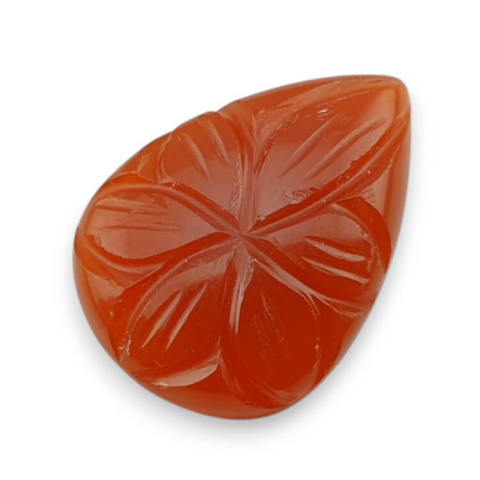 Carnelian cabochon carving 24x18 mm no. 9 Carnelian cabochon carving 24x18 mm no. 9