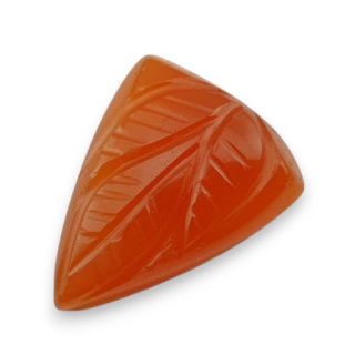 Carnelian carved cabochon 24x19 mm no 21