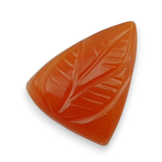 Carnelian carved cabochon 24x19 mm no 21