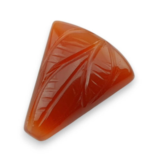 Carnelian carved cabochon 24x20 mm no 29