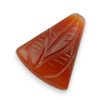 Carnelian carved cabochon 24x20 mm no 29