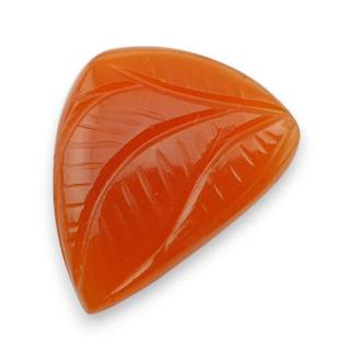 Carnelian carved cabochon 25x20 mm no 36