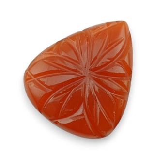 Carnelian carved cabochon 25x21 mm no 44